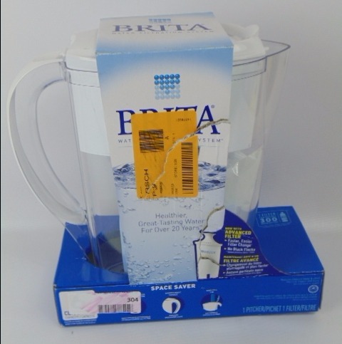 lot 304 image: Brita Pitcher Refrigerator Plastic 12 Gal. Boxed