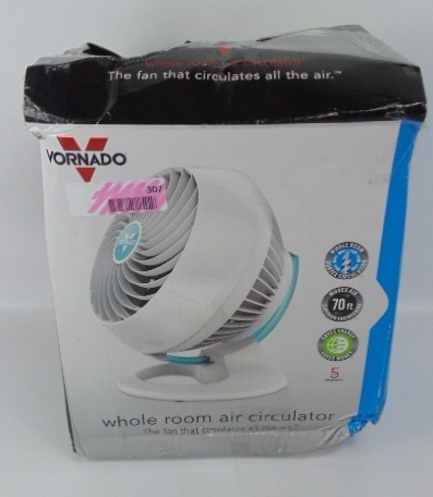 lot 307 image: Vornado 360 Whole Room Air Circulator - White