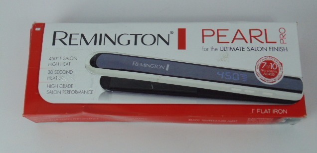 lot 616 image: Remington S9500PP Pearl Pro Ceramic Flat Iron, 1-inch - Black