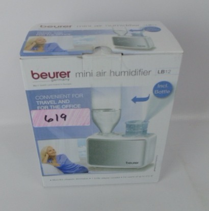 lot 619 image: Beurer Mini Air Humidifier LB12
