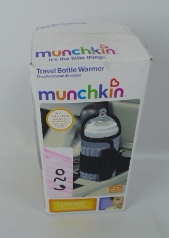 lot 620 image: Munchkin Travel Bottle Warmer - Gray