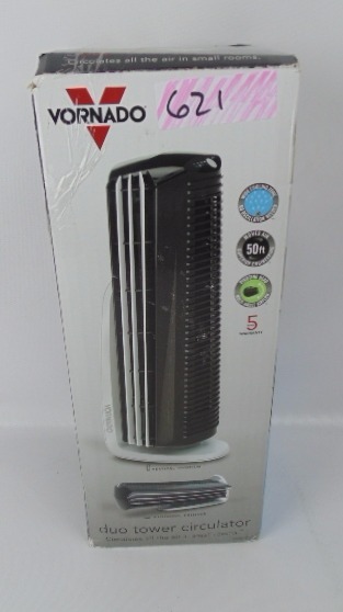 lot 621 image: Vornado Duo Small Room Tower Air Circulator