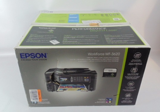 lot 632 image: Epson WorkForce WF-3620 WiFi Direct All-in-One Color Inkjet PrinterCopierScanner