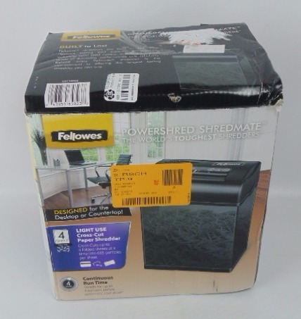 lot 633 image: Fellowes Powershred Shredmate Paper Shredder Black