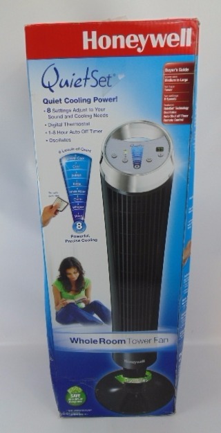lot 637 image: Honeywell QuietSet Whole Room Tower Fan