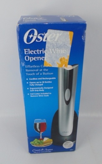 lot 623 image: Oster Cordless Rechargeable Wine Opener