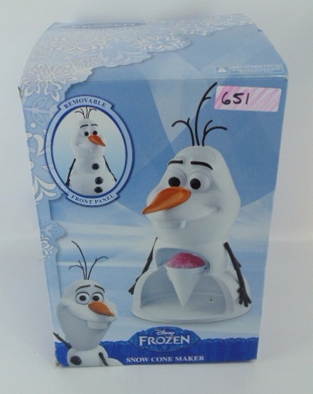lot 651 image: Disney Olaf Snow Cone Maker - White