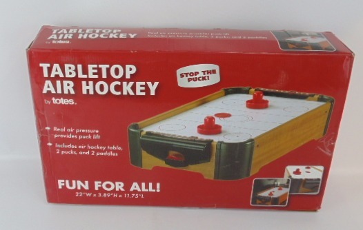 lot 661 image: Totes Tabletop Air Hockey Game