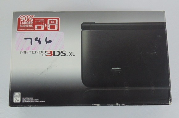 lot 786 image: Nintendo 3DS XL BlackBlack - Nintendo 3DS XL