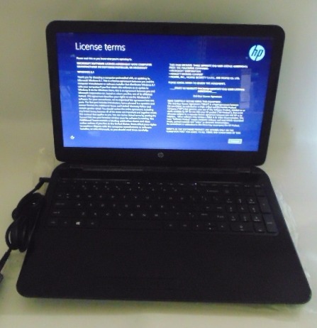 lot 792 image: HP 15-g011nr 15.6 LED Notebook AMD E-Series 1.50GHz Black