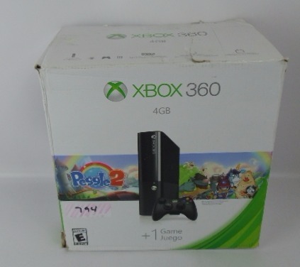 lot 794 image: Xbox 360 4GB System Console with Peggle 2 Bundle