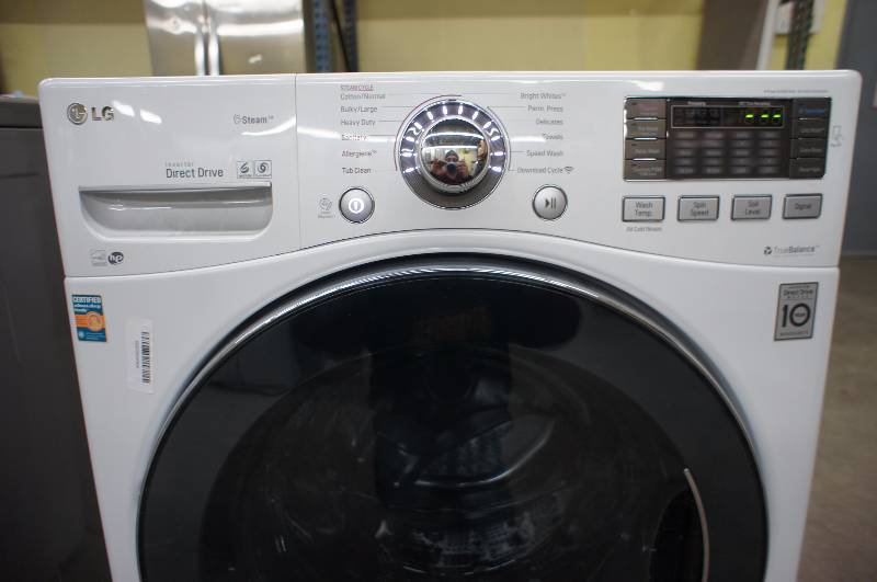 lot 8 image: LG Washer Model #(WM3570HWA)