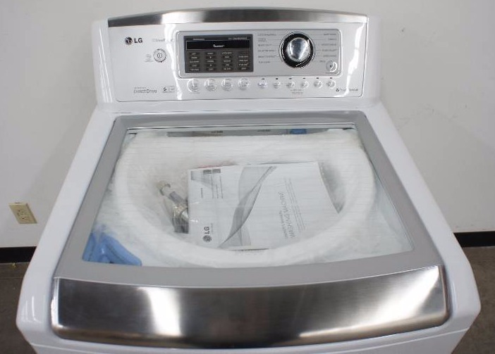 lot 15 image: LG Washer Model # (WT5070CW)