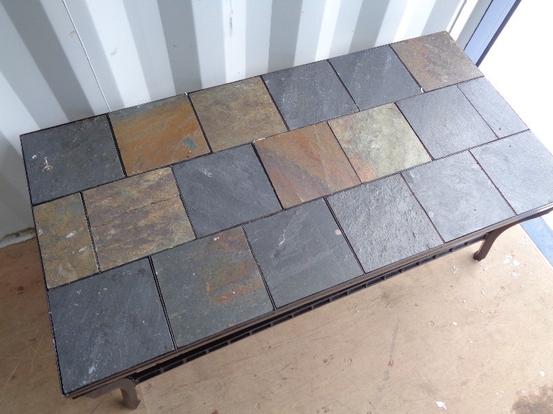 Tile  Steel Coffee Table
