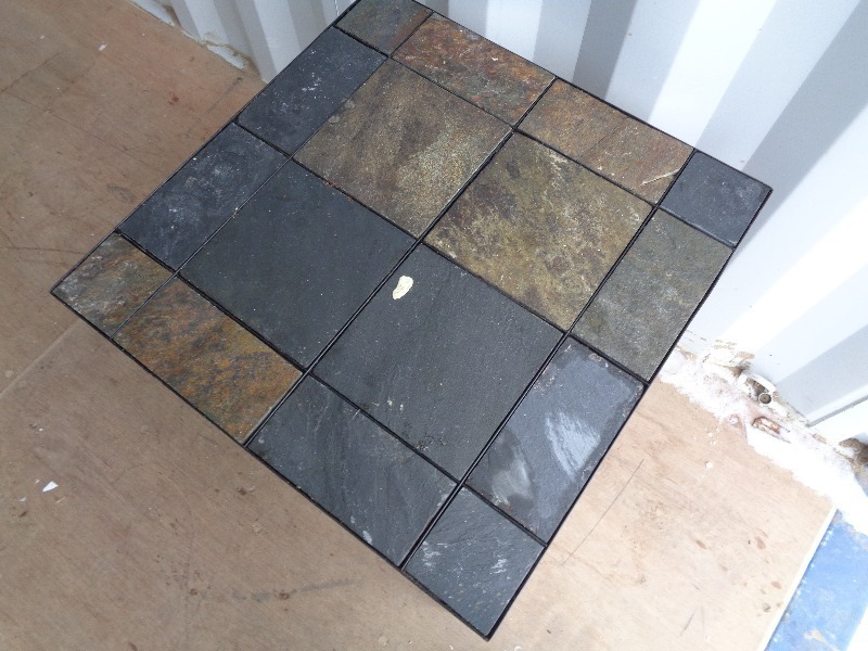Tile  Steel End Table