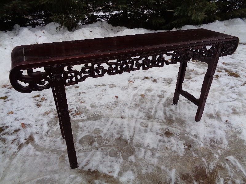 Asian Inspired Sofa  Entry Table