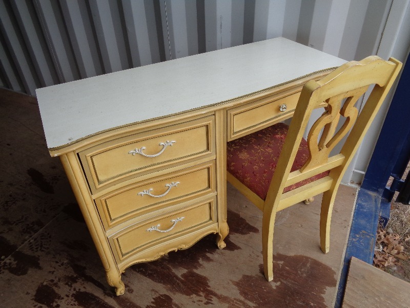 Vintage Desk with Chair