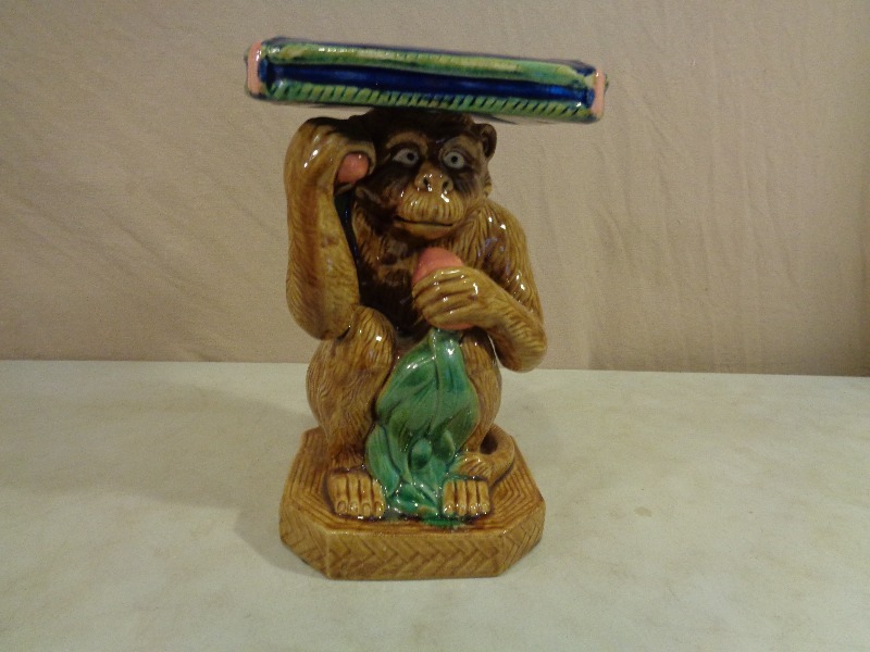 Ceramic Monkey StoolTable