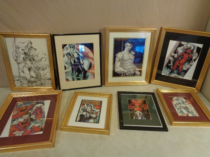 Framed Comic Book Pictures