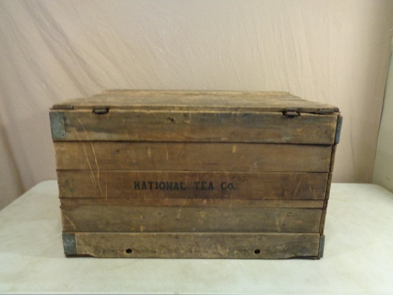 Old Wood National Tea Co Box