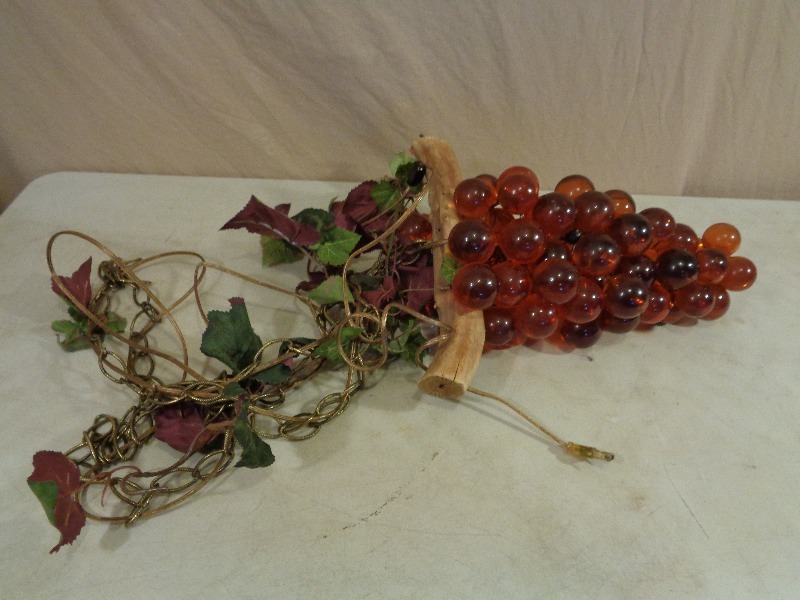 Hanging Grape Light Fixture