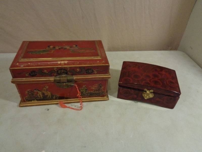2 Trinket  Jewlery Boxes