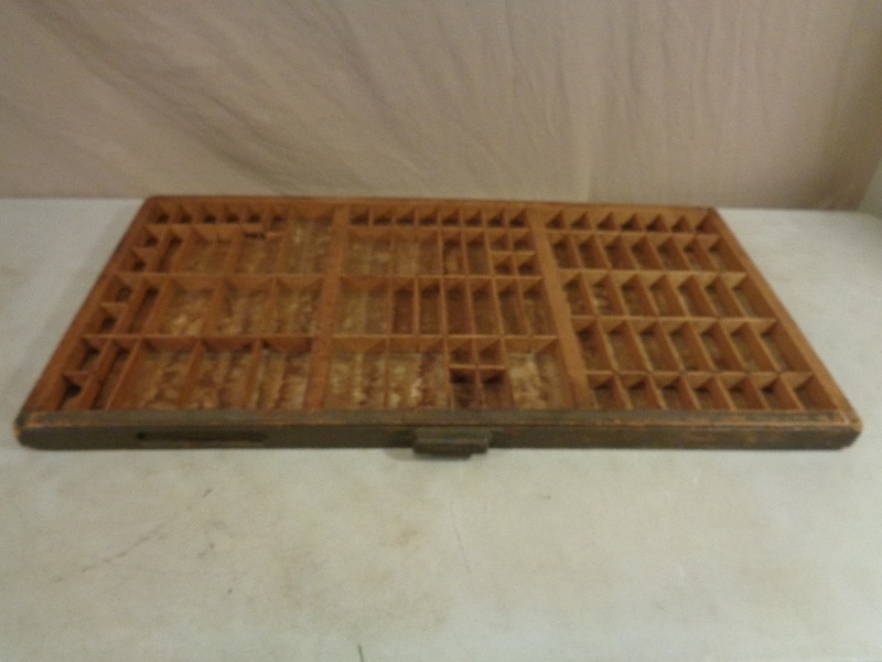 Hamilton Wood Printer Type Press Drawer