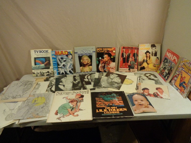 Vintage Magazines, Calendar, Books, and More