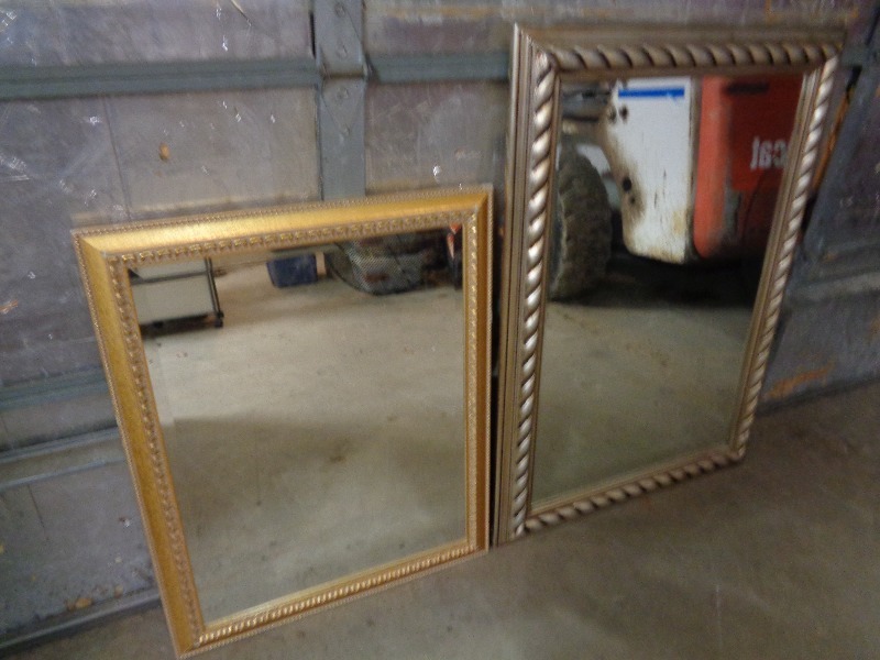 2 Framed Mirrors