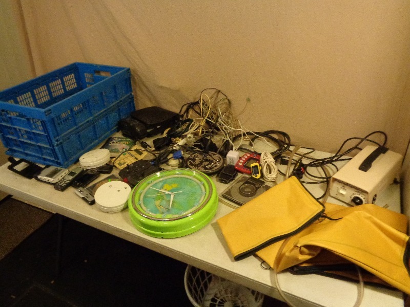 Electric Leg Compression Machine, Neon Tinker Bell Clock, Phones, and More