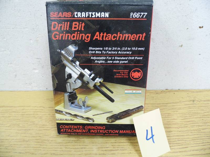 New Craftsman  Drill Bit Grinding Attachment
