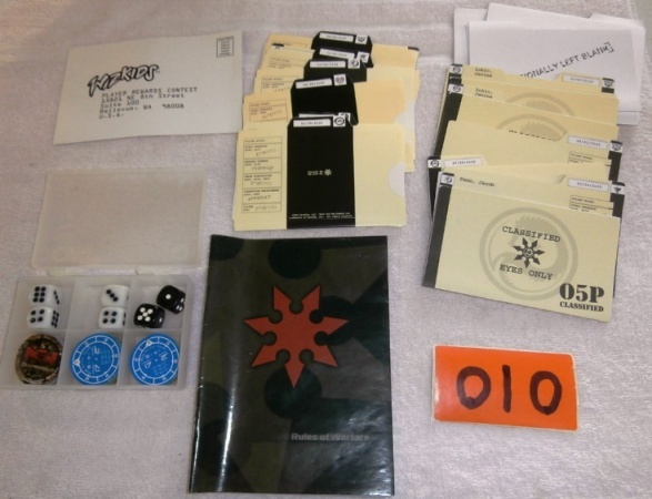 lot 10 image: Wiz Kids Game Cards Accessory Pieces
