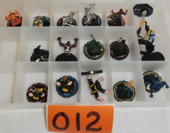 lot 12 image: Wiz Kids Marvel Universe Game Pieces
