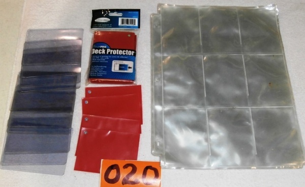 lot 20 image: Lot of Card Protector Sleeves and Ring Binder Card Sleeves