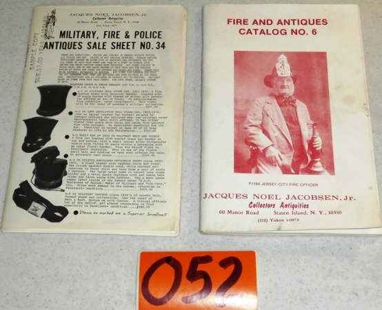 lot 52 image: Pair of Vintage Fire Antiques Catalogs