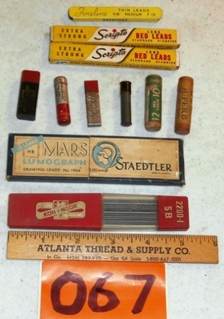 lot 67 image: Group of Vintage Automatic Pencil Leads