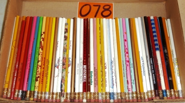 lot 78 image: Large Lot of Advertising Pencils