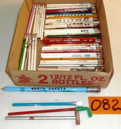 lot 82 image: Lot of Advertising Pencils