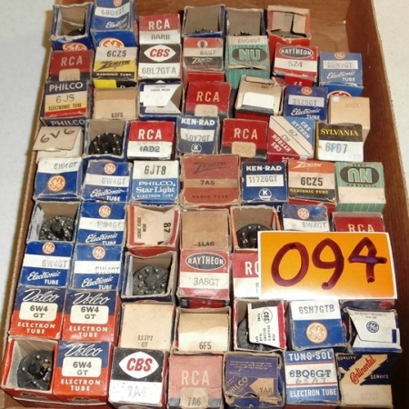 lot 94 image: Lot of Vintage Vacuum Tubes