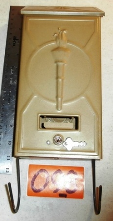 lot 98 image: Vintage Metal Mailbox