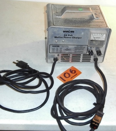 lot 106 image: INVACARE 24 Volt Battery Charger