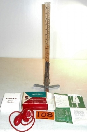 lot 108 image: Singer Skirt Marker Dressmakers Tool