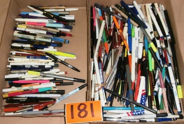 lot 181 image: Large Lot of Ball Point Pens