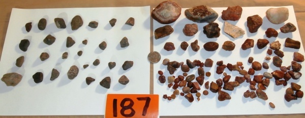 lot 187 image: Lot of Mostly Lake Superior Agates