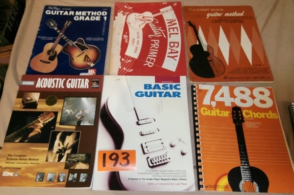 lot 193 image: 6 Guitar Instruction Books