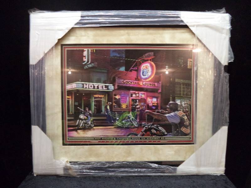 lot 1 image: Larry Grossman Hot Nights & Chopped Hogs on Hwy 40 - NEW