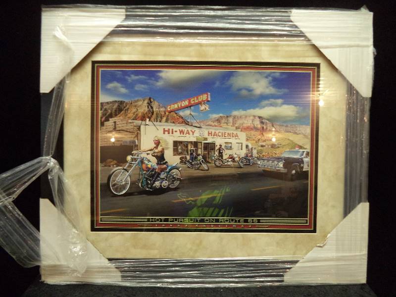 lot 3 image: Larry Grossman Hot Pursuit on Route 66