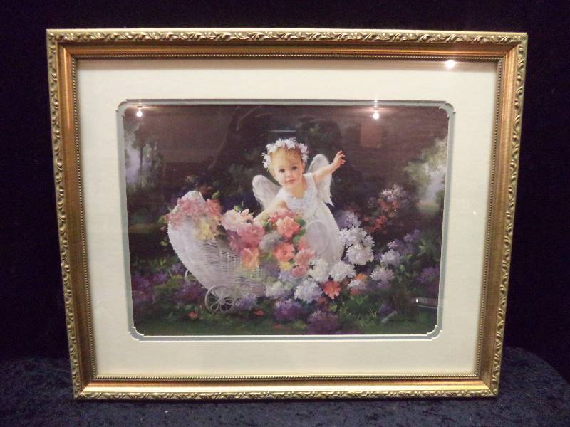 Home Garden Party Angel In Garden Great Selection Of Framed