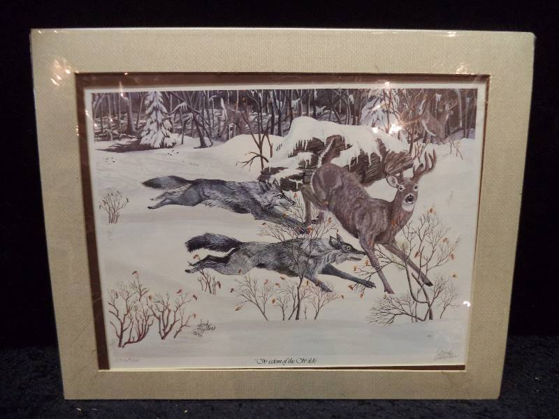 lot 27 image: Dick Miller  Wisdom of the Wilds SignedNumbered