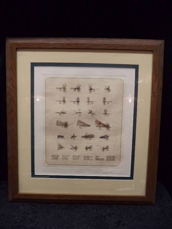 lot 36 image: Trout Flies No.1, SignedNumbered